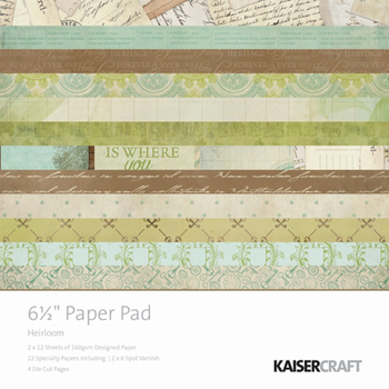Kaisercraft Heirloom 6.5 x 6.5 Paper Pad