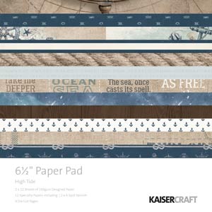 Kaisercraft High Tide 6.5 x 6.5 Paper Pad