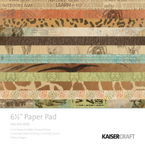 Kaisercraft Into The Wild 6.5 x 6.5 Paper Pad