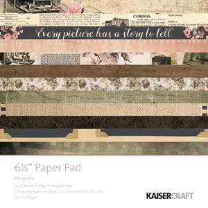 Kaisercraft Keepsake 6.5 x 6.5 Paper Pad