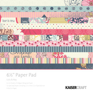 Kaisercraft Lulu & Roy 6.5 x 6.5 Paper Pad