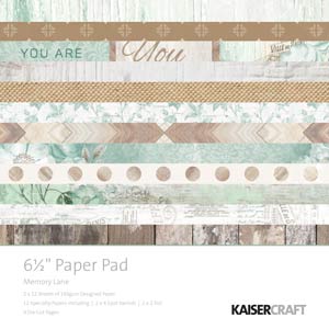 Kaisercraft Memory Lane 6.5 x 6.5 Paper Pad