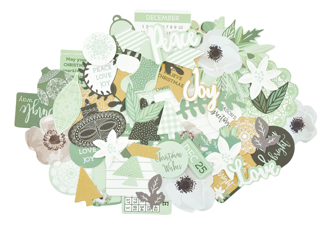 Kaisercraft Mint Wishes Collectables Die-cuts