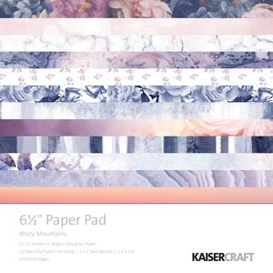 Kaisercraft Misty Mountains 6.5 x 6.5 Paper Pad