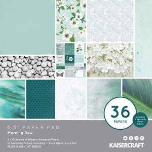Kaisercraft Morning Dew 6.5 x 6.5 Paper Pad