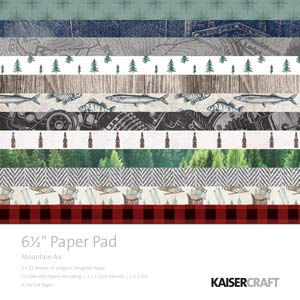 Kaisercraft Mountain Air 6.5 x 6.5 Paper Pad