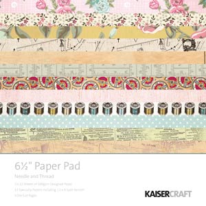 Kaisercraft Needle & Thread 6.5 x 6.5 Paper Pad