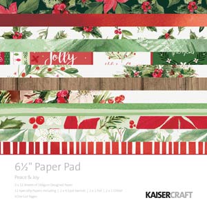 Kaisercraft Peace & Joy 6.5 x 6.5 Paper Pad