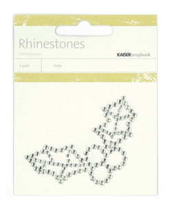 KaiserCraft Rhinestones Holly Silver