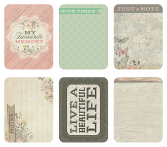 Kaisercraft Rustic Harmony Antique Bliss 3x4 Cards