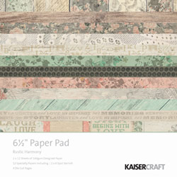 Kaisercraft Rustic Harmony 6x6 Paper Pad