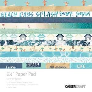 Kaisercraft Summer Splash 6.5 x 6.5 Paper Pad