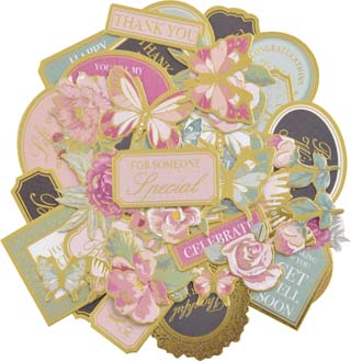 Kaisercraft With Love Collectables Die-Cuts Foiled