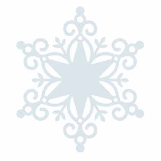 Kaisercraft Wonderland Snowflake