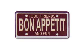 Karen Foster Designs Bon Appetit Scrap Plate