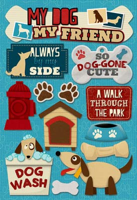 Karen Foster Dogs My Dog My Friend Sticker