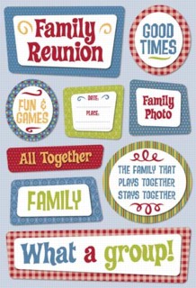 Karen Foster Family Get Together Cardstock Sticker