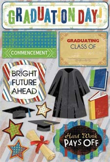 Karen Foster Designs Graduation 11 Graduating Class CS Cticker