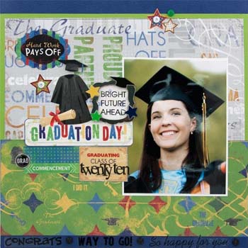 Karen Foster Designs Graduation 11 layout