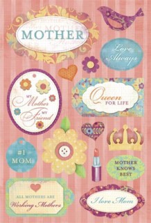Karen Foster Mother Cardstock Sticker
