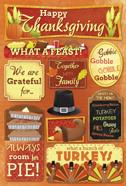 Karern Foster Thanksgiving 12 Happy Thanksgiving Sticker
