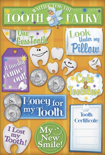 Karen Foster Tooth Fairy Cardstock Sticker