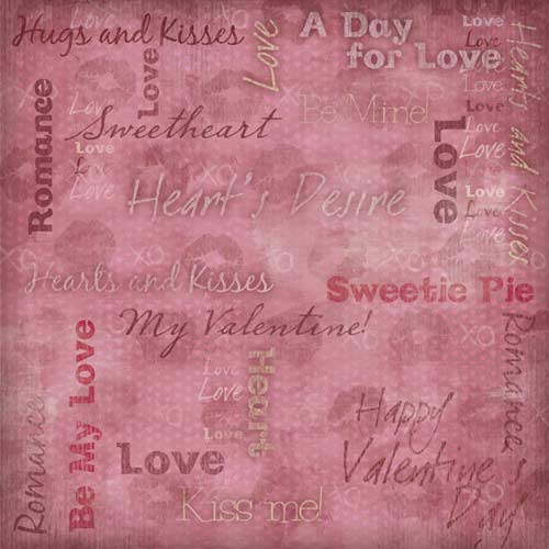 Karen Foster Valentine's Day XOXO Collage