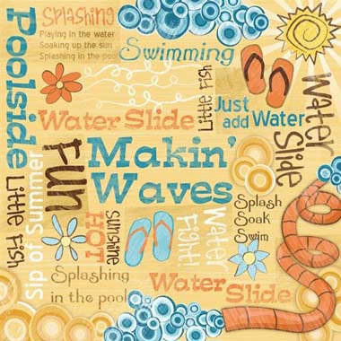 Karen Foster Water Fun Making Waves Collage