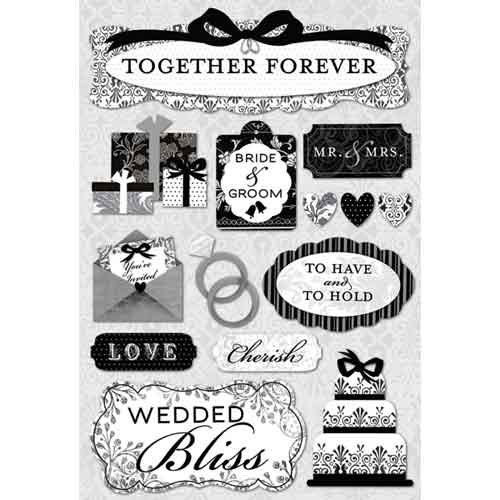 Karen Foster Wedding Together Forever Cardstock Sticker