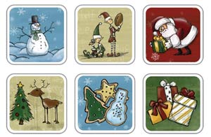 Karen Foster Whimsical Christmas Holiday Chilly Cubes