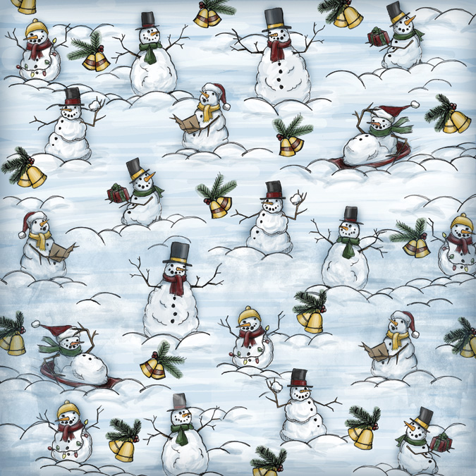 Karen Foster Whimsical Christmas Snow Much Fun