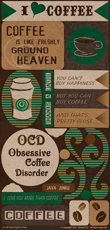 Moxxie Coffee Addict Sticker
