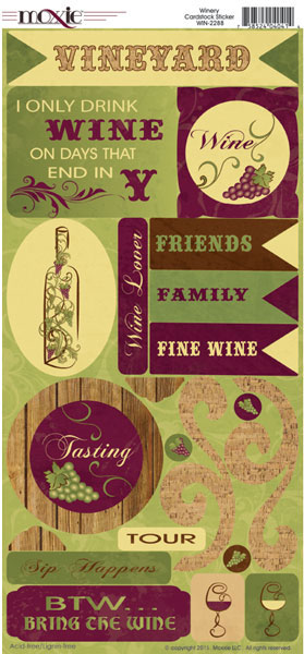 Moxxie Winery Stickers