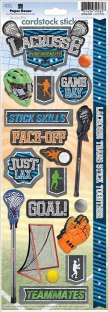 Paper House Productions Lacrosse Cardstock Sticker
