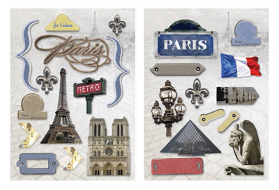 Paper House Paris Chipboard Accents