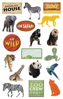 Paper House Productions Zoo Sticker Pack