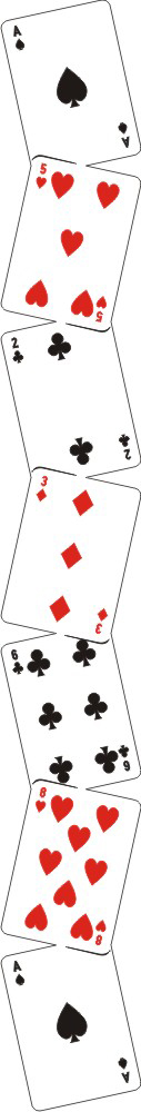 Petticoat Parlor Laser Die-Cut Playing Card Border