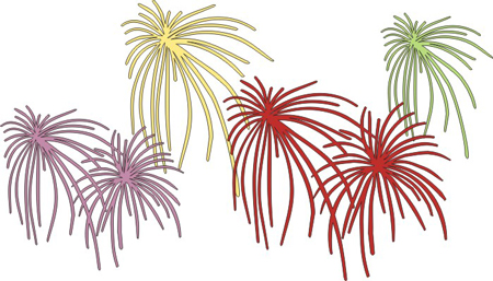 Petticoat Parlor Laser Die-Cut Fireworks