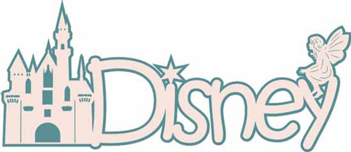Petticoat Parlor Disney Title Pink on Blue
