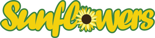 Petticoat Parlor Sunflowers Title