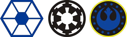 Petticoat Parlor Star Wars Symbol Set B
