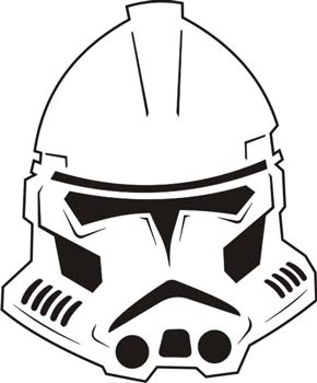 Petticoat Parlor Star Wars Storm Trooper Helmet