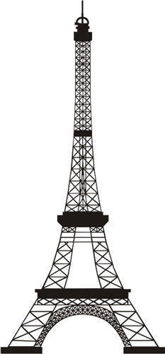 Petticoat Parlor Eiffel Tower Large