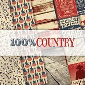 Reminisce 100% Country logo