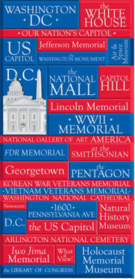 Reminisce 4th of July/Washington DC Quote Sticker