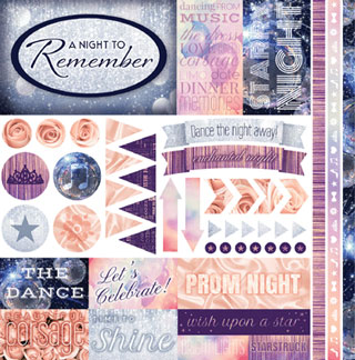 Reminisce A Night To Remember 12x12 Element Sticker