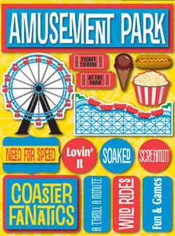 Reminisce Amusement Park 3D Sticker
