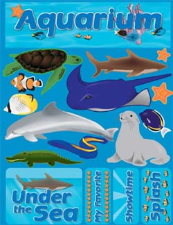 Reminisce Aquarium 3D Sticker
