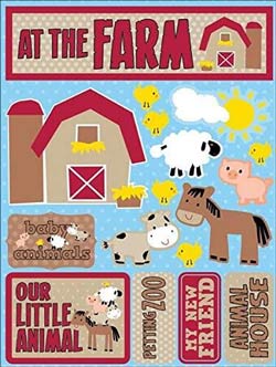 Reminisce At The Farm 3D Sticker