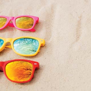Reminisce Beachin' Sunglasses Colorful